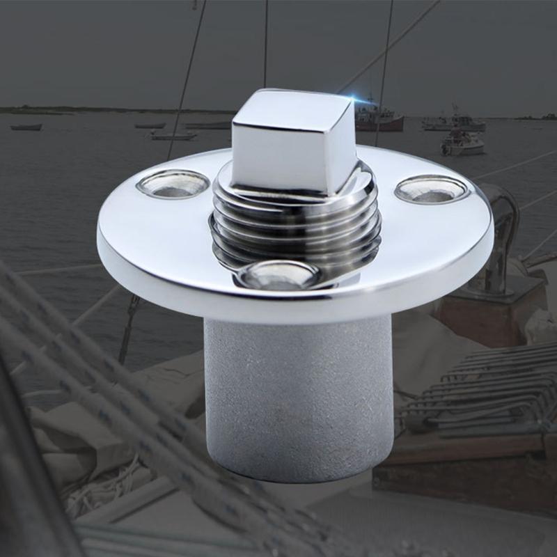 Easy Install Marine Bilge Outlet Universal Boat Stern Drain Outlet for Saltwater Durability & Quick Setups In Rough Seas