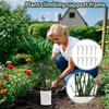 10 Stück Zweig Pflanzenstützhalter Baumast Pflanzenstäbe Abnehmbares Rankgitter für Garten Topfblume Moosstab
