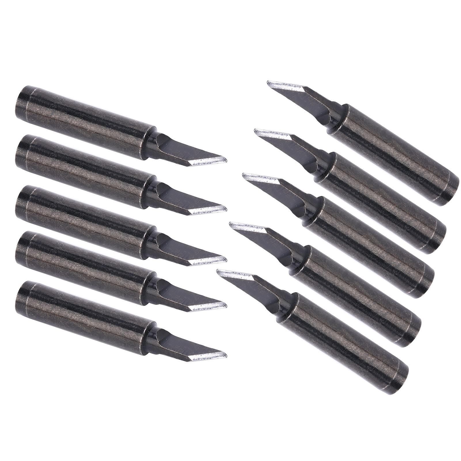 

10 шт. Наконечники для паяльника Черный Внутренний нагрев для деталей серии 936937938 900MT1.5K