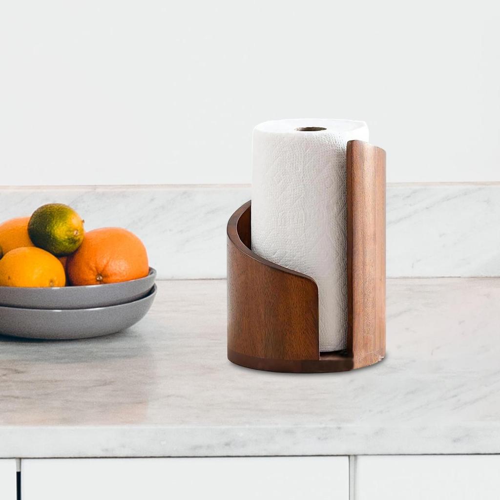 Stojan na papírové utěrky na pracovní desku Držák na toaletní papír Protiskluzový Dekorativní úložný stojan pro domácí kuchyň jídelnu kancelář