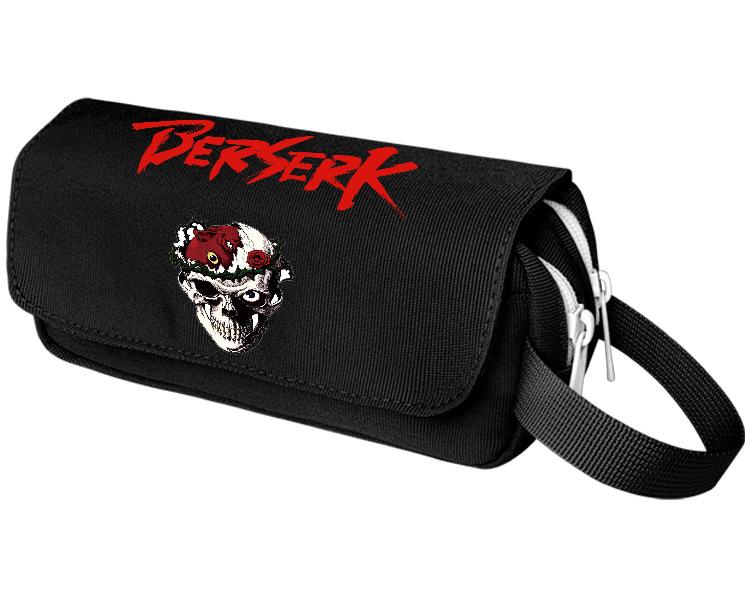 Piśmienne etui na długopisy z zamkiem błyskawicznym Cartoon Pen Case Anime Berserk School Supplies