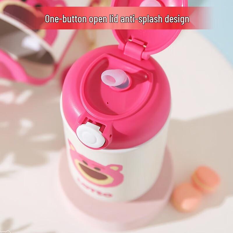 Beddybear Kids' Stainless Steel Straw Thermos