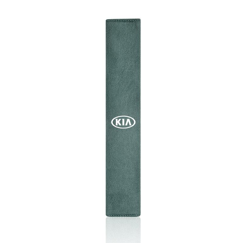 1Pcs Suede Car Seat Belt Cover Shoulder Protection Pad For KIA Sportage Niro K5 EV6 Stinger Forte Ceed RIO Proceed Soul Cadenza