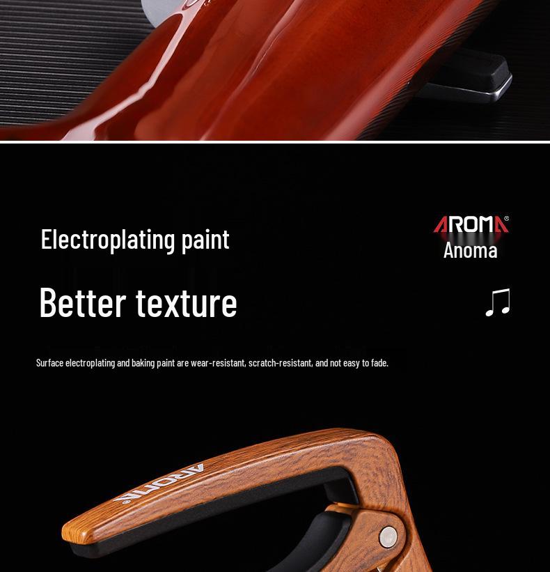 Anoma AC30 Adjustable Electric & Acoustic Guitar Capo with Specific Clamping Force
