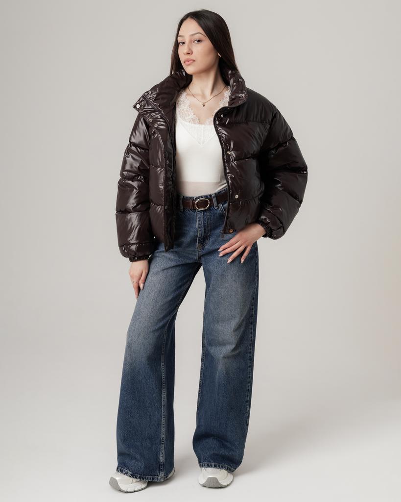 Куртка бомбер Julia 15600 42 шоколад