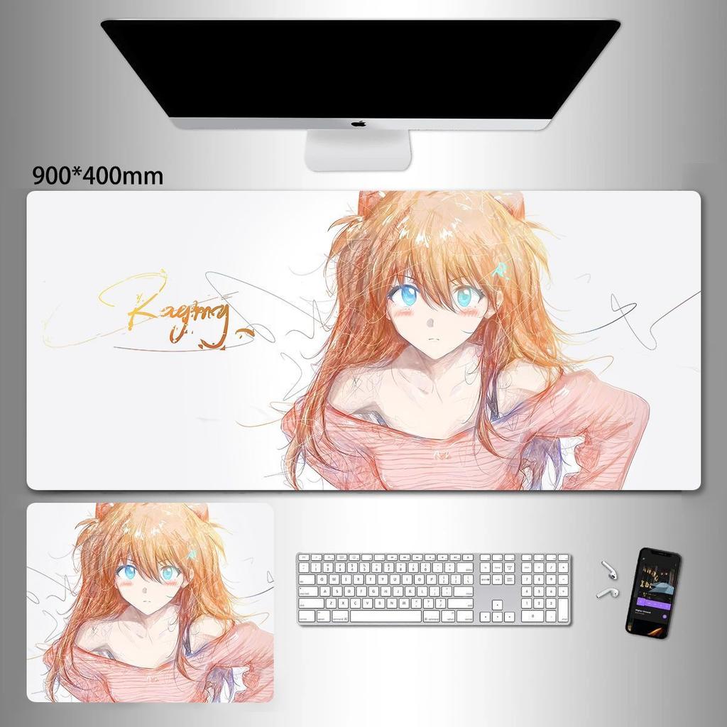 Line draft animation oversized mouse pad two-dimensional office desktop non-slip pad e-sports game computer keyboard pad
