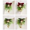 Kreativ Julklocka Hänge 3D Klart Ljud Julgranshänge Sammetsslips Konstgran Julhängande Dekorationer
