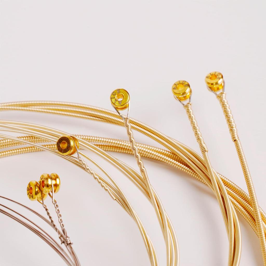 Manufacturer Alice Acoustic Guitar Super Plated High Carbon Steel Light Strings Copper Alloy Intermediate Bright Clear 1 Set [Genuine Product]