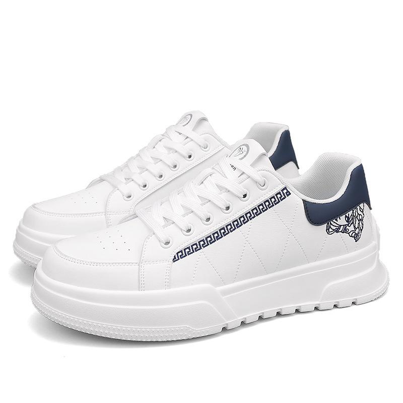 New leather surface ultra-light soft sole casual leather shoes versatile men's shoes four seasons tide board shoes