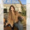 Premium Environmentally Friendly Fox Fur Short Coat Fur Winter New Thickened Brown Fur Coat