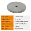 Flat Gear 1M-110/115/116/120/125/130/140/150T SC45# Carbon Steel Soft Teeth Surface Gear Wheel For Transmission Parts