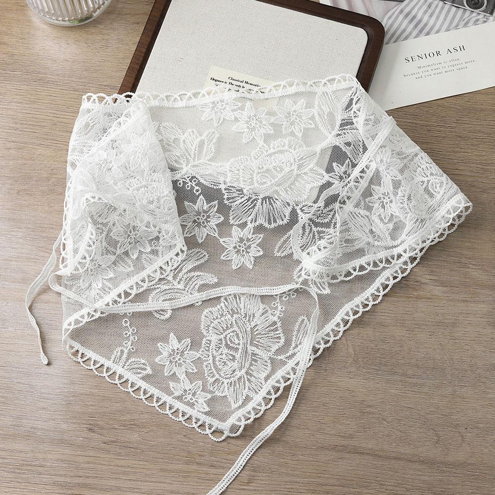 Lace Triangular Scarf Hair Band Headscarf Veil 2025 Belt Ribbon Edited Hair Hair Band Accessories Korean Girl Women Kerchief