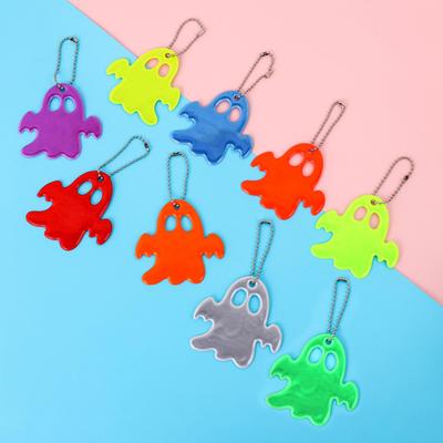 Ghost Reflective PVC Safety Pendant for Outdoor Cycling Backpacks