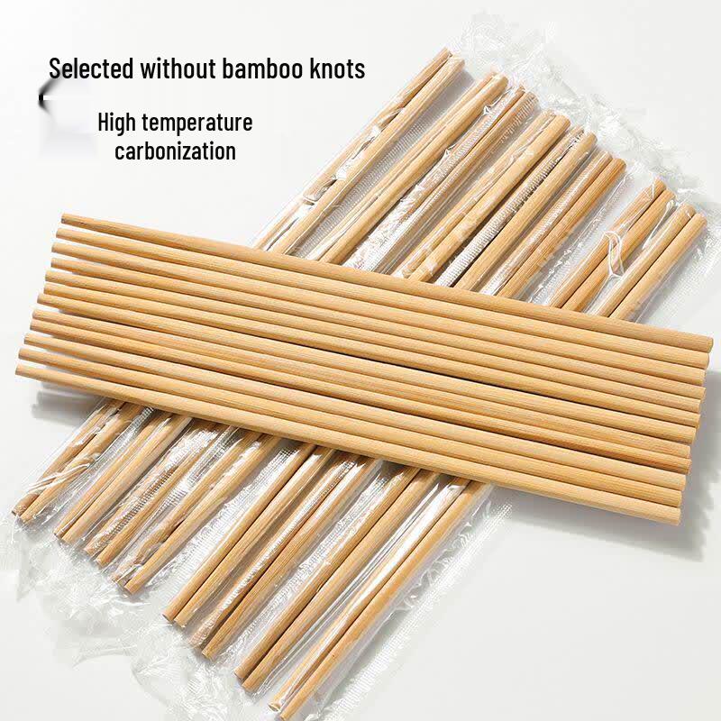 Individually Wrapped Extra-Long Bamboo Disposable Chopsticks