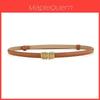 Genuine Leather Womens Fashion Belt With Pearl Detail For Casual And Formal Wear