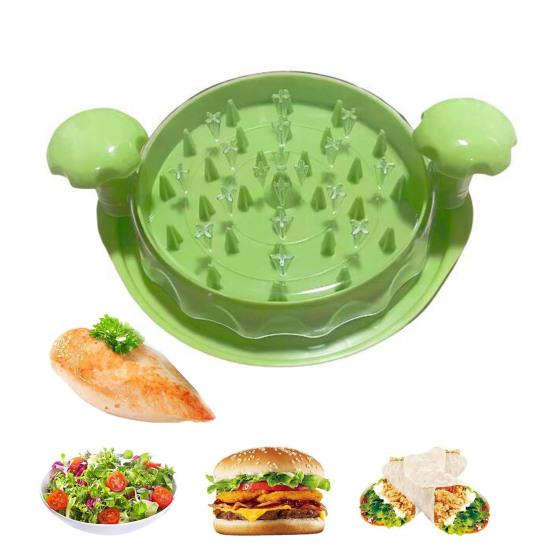 Multi-Function Chicken Breast Shredder with Stainless Steel Blades Manual Meat Puller Vegetable Chopper Ergonomic Essential Kitchen Tool for