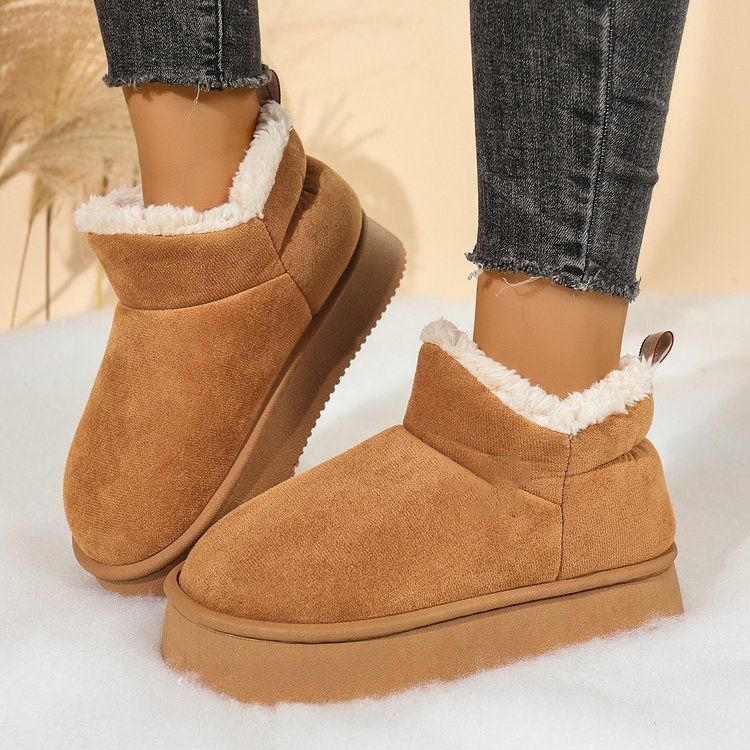 Fashion warm and comfortable short boots children's autumn and winter new versatile non-slip women's snow boots