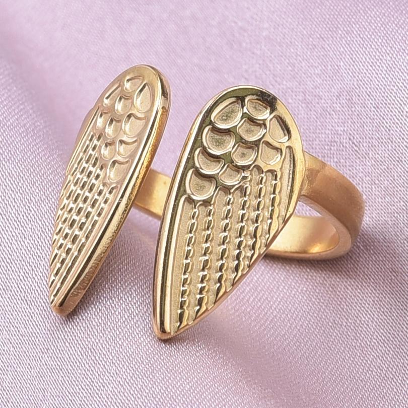 1/2/3pcs Animal Ring Butterfly Cat Wings Shell Open Adjustable Stainless Steel Rings For Women Men Accessories Fashion Jewelry