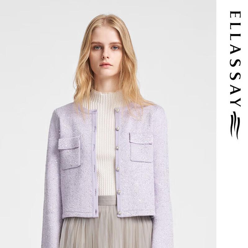 

Женский трикотажный топ в французском стиле с полувысоким воротником ELLASSAY XS