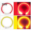 LED Dog Collar Rechargeable Luminous USB Charging Necklace Puppy Light Up for Outdoor Pet