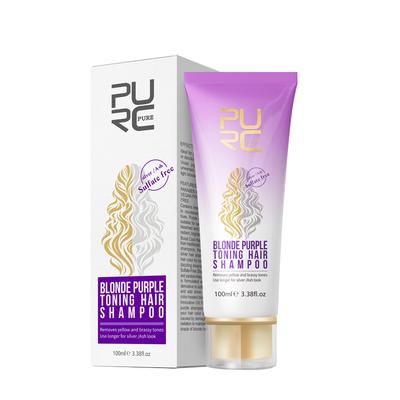 Golden Purple Shampoo With Yellow And Brass Tones Suitable For