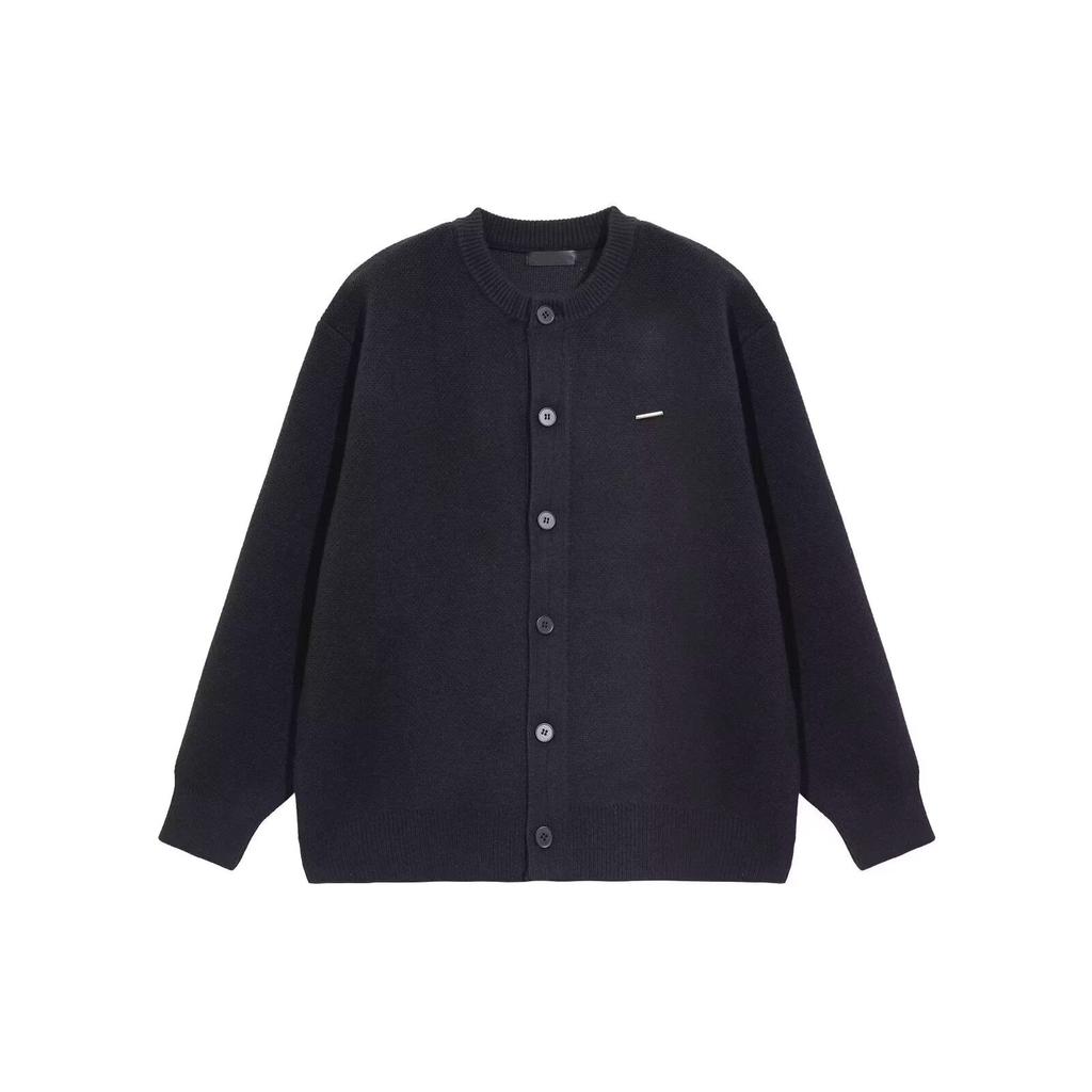 Korean Style Deer Fleece Cardigan Autumn New Arrival Lazy Style Simple High Grade Loose Sweater Coat For Men