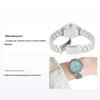 50M Impermeable Movimiento de Cuarzo Correa de Acero Inoxidable Unisex Esfera de Nácar Relojes Unisex LTP-1302DS-2AV
