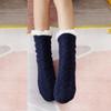 Women's Winter Velvet Mid-Tube Floor Sleep Socks - Home, Postpartum, Christmas, and Autumn Snow Slippers