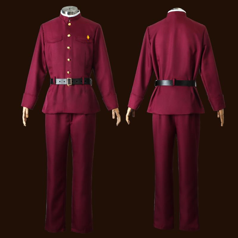 Anime Season 4 Wenhao Wild Dog Cos Suit Nikorai Nicola Gogol Strip Wild Chrysanthemum Cosplay Costume Long Trench Coat