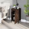 VidaXL Bedside Table Smoked Oak 40x35x70 Cm Engineered Wood 819654