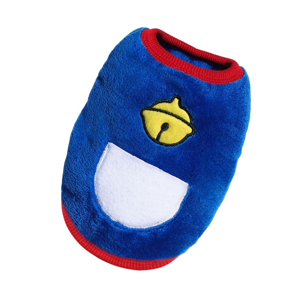 Entzückende Cartoon Flanell Haustierweste: Warme Weiche Ärmellose Kleidung Für Kleine Welpen & Kätzchen (Teetasse, Teddy-kompatibel)