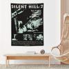 1pz Silent Hill 2 Arazzo da Parete Poliestere Arte da Parete 2D per Camera da Letto Soggiorno Decorazione Gioco Horror Estetica Decorazione Stanza G