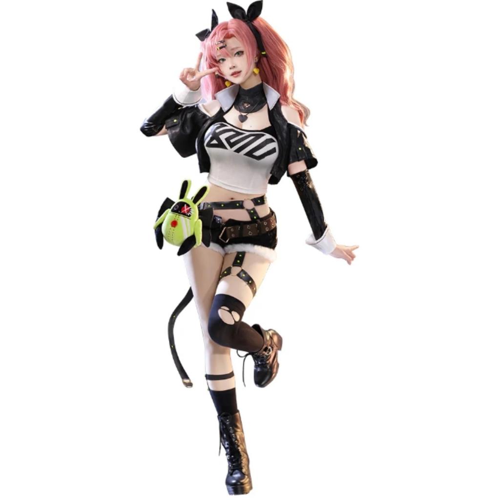 Nicole Demara Cosplay Costume Jeu Zenless Zone Zéro Nicole Cosplay Costume Collab Perruque Ensemble Complet Uniforme Carnaval Anime Halloween
