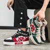 Scarpe da skateboard alla moda da cartone animato Uomo Bambino Sneakers alte Uomo Casual Trainer con plateau Uomo Sneakers Anime zapatillas de mujer