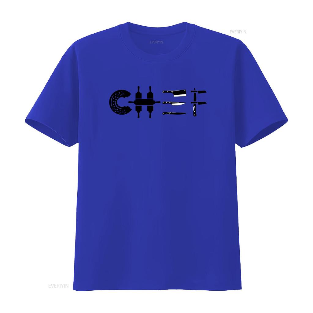 Chef Cooking Knife T Shirt vintage Washed homme graphic Breathable Stylish Slightly Soft Versatile fashion Casual Stretched