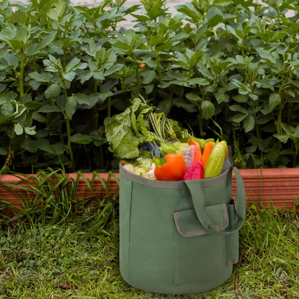 Waterproof Canvas Tool Bag Heavy-duty Waterproof Canvas Tool Storage Bag with Capacity Portable Organizer for Garden