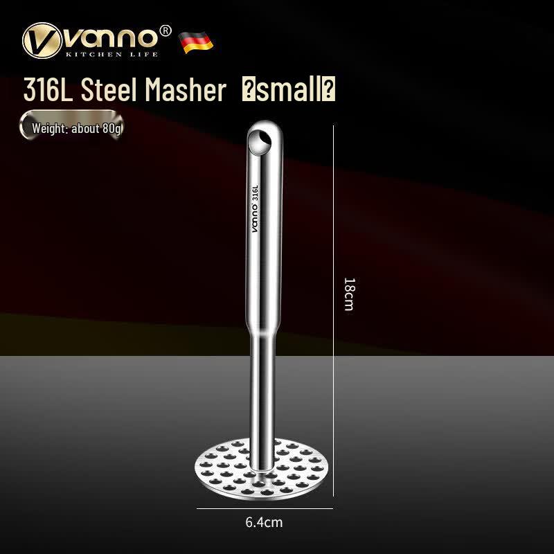 316L Stainless Steel Food Masher