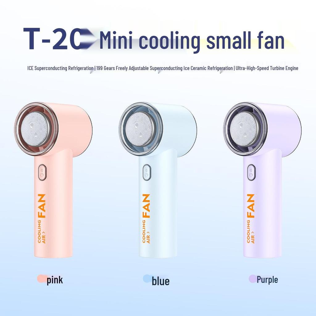 Mini Portable USB Strong Wind Handheld Fan with T20 Refrigerating Superconductor Technology