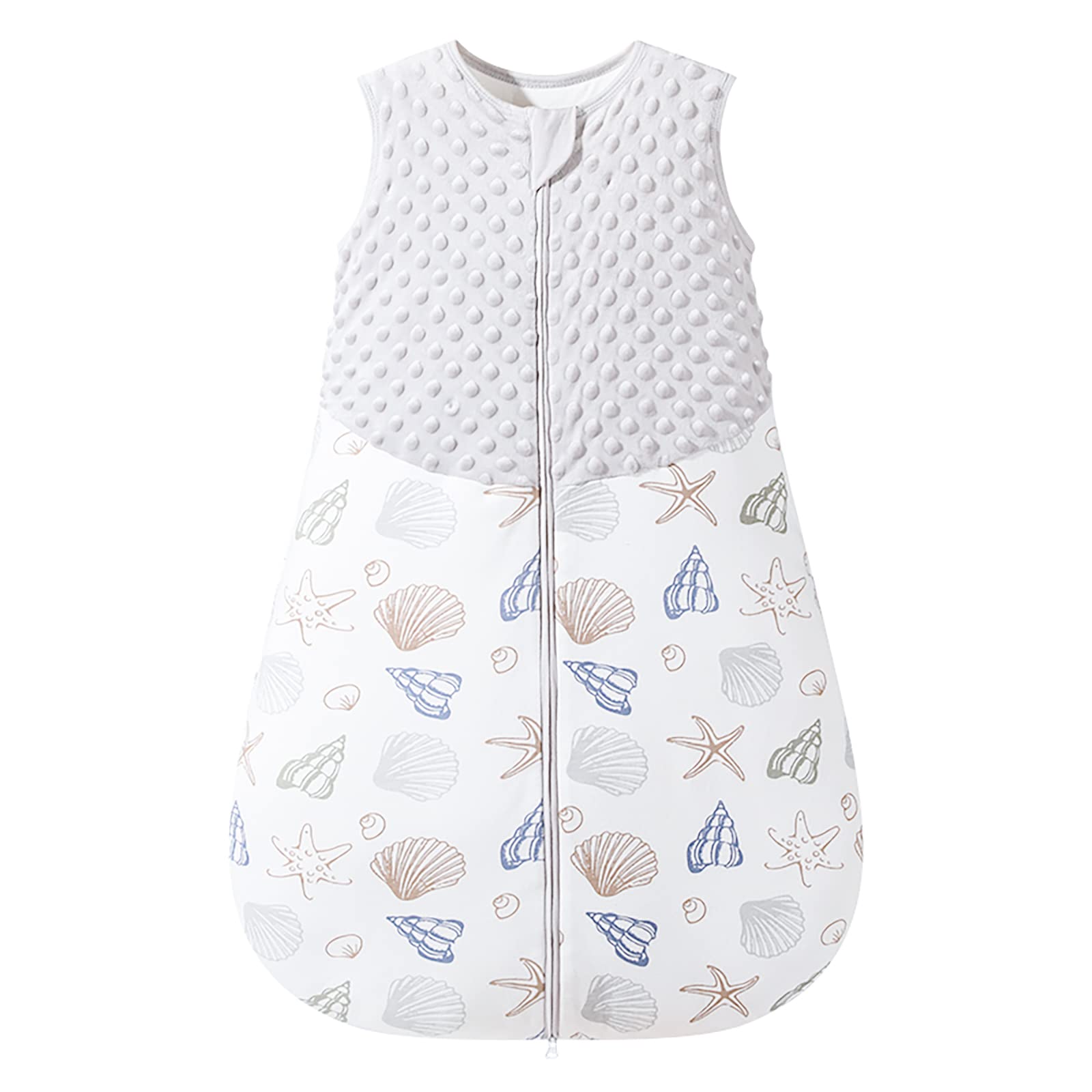

Baby Baby Sleeping Prevents Colds While 6 to 12 Gray [HOOMCOOM] Sleeper, Winter, Cotton, Soft, Bag, Warm, Sleeping, 1.5 Tog, Months, серый