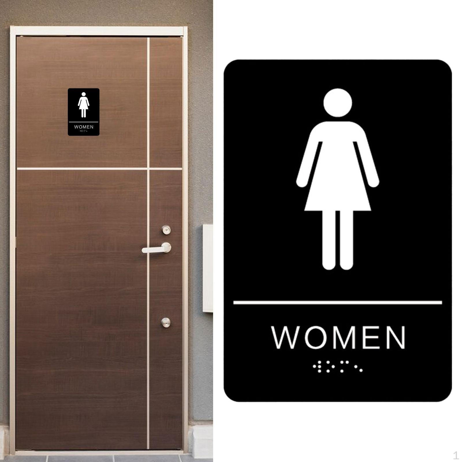 

Знак для ванной комнаты, наклейка на стену для туалета, висящая табличка для ресторана, коммерческий