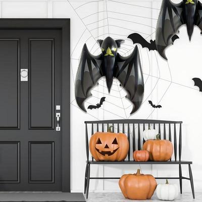 Nafukovací halloweenské dekorace Vnitřní Venkovní Nafukovací Netopýr Strašidelný Venkovní Sváteční Nafukovací Netopýr Pro Zahradu Terasu