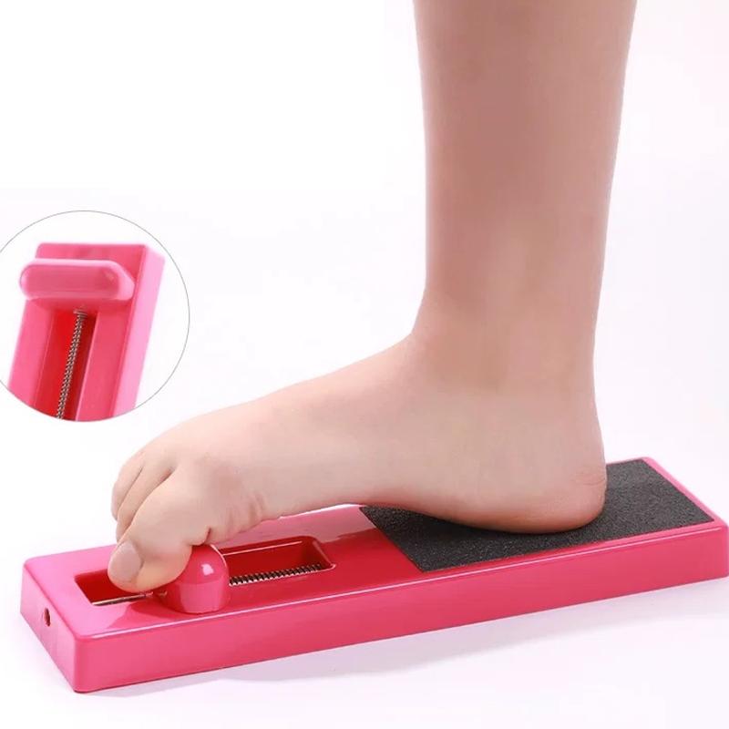Dance Toe Training Device Foot Arch Trainer Flexible Ballet Improve Toe Power Toe Muscle Strengthener Fitness Exercise Supplies розовый