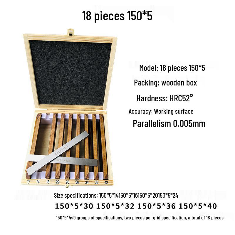 Parallel Shim Plate Set for Precision Milling Vise