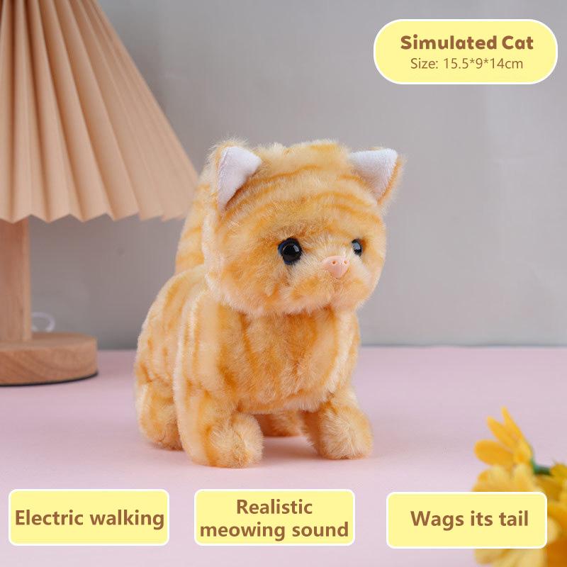 Elektrische bewegliche Katze Laufende Bellende Maschine Interaktives Simulations-Mausjagdspiel Für Haustierprodukte Kätzchen Unterhaltung Neueste