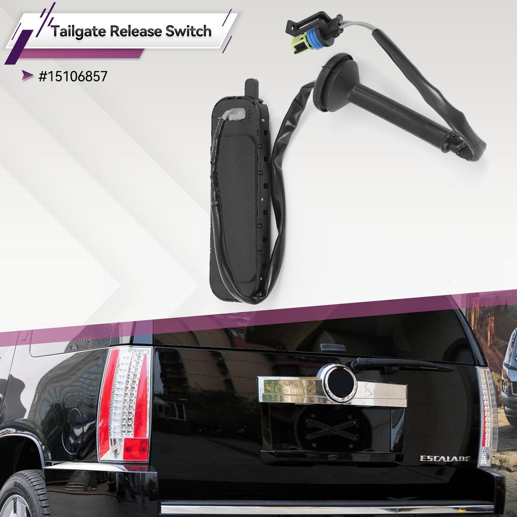 15106857 2 Pins Rear Tailgate Switch Rear Boot Trunk Lid Opener For Chevrolet Suburban 1500 2500 Tahoe GMC Yukon Sierra Cadillac