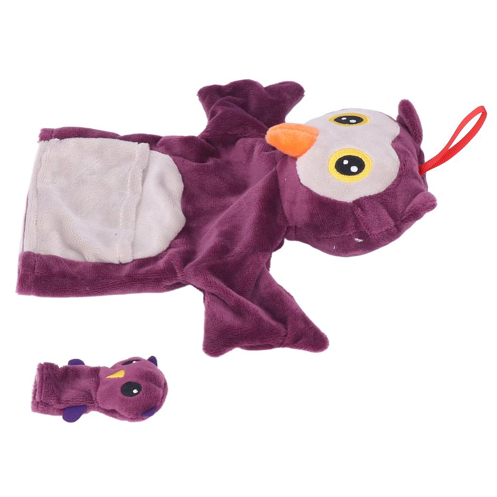 Hand Puppet Parent Child Interaction Plush Cartoon Animal Owl Hand Puppet Toy Doll