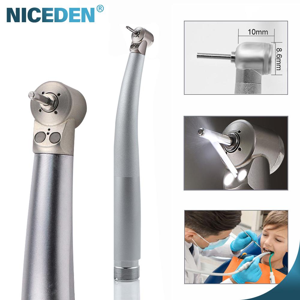 Niceden New Dental Small Head High Speed Double LED Mini Head for Dental Lab Kids Children Hand Piece Push Button