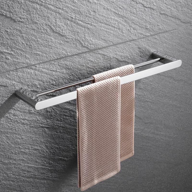 OIMG 304 Stainless Steel Bathroom Double Towel Rack 60cm