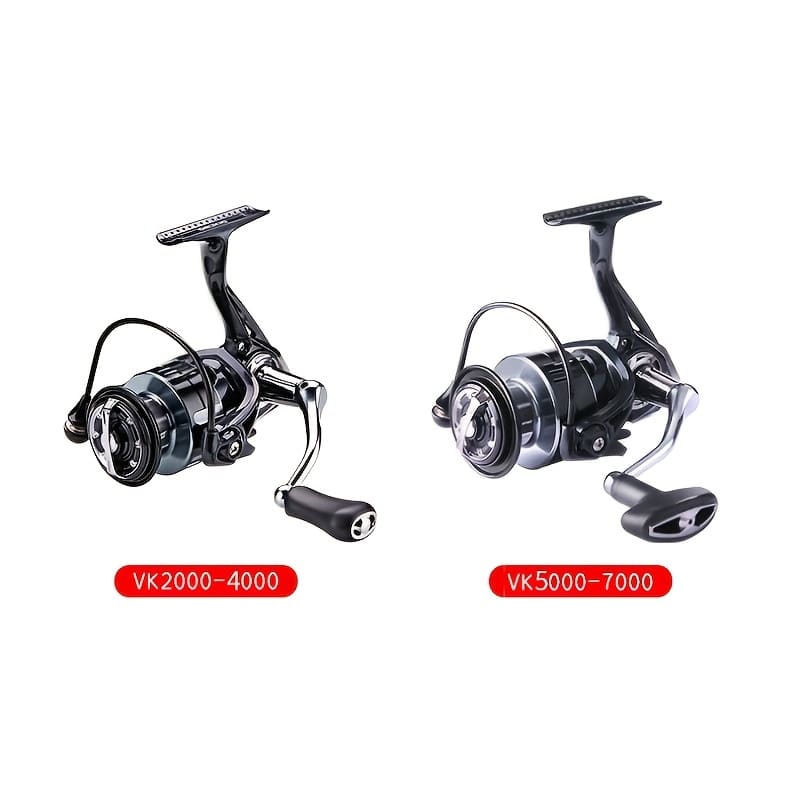 Double-handed Spinning Reel Stainless Steel and Nylon Large Capacity Metal Wire Cup High Speed Ratio Seamless Long Distance Bait Casting Fishing Wheel
