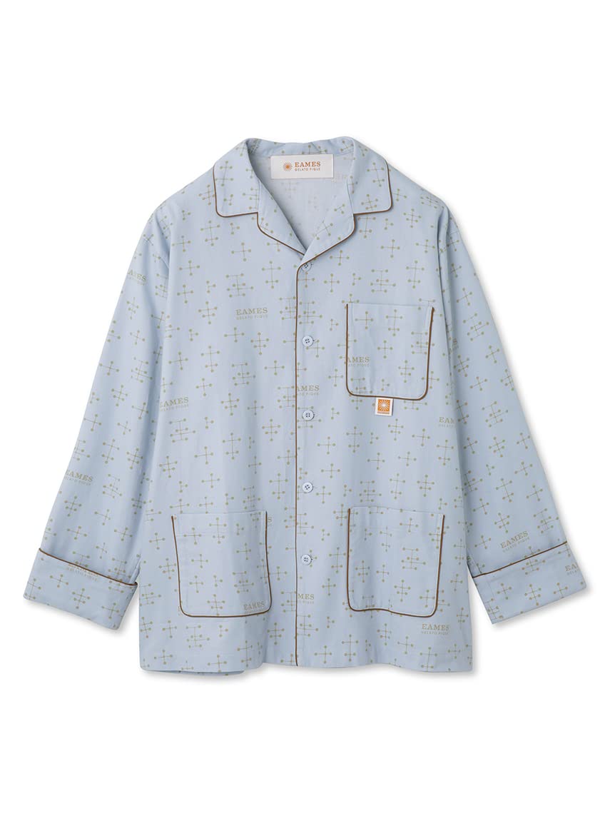 

Рубашка Eames Homme DOTPATTERN PMFT231968 MNT M [Gelato Pique] мужская